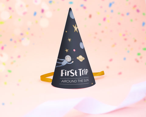Astronaut - Party Hat Self Editing Template
